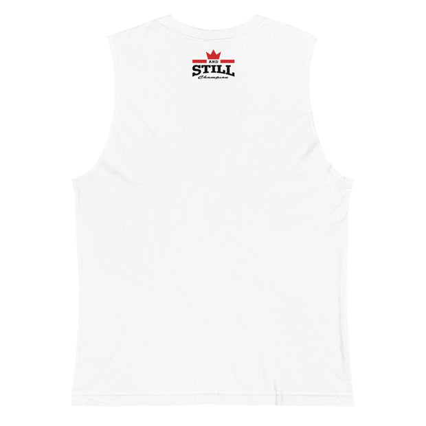 Be Your Beast stencile-font with ASC logo on back label men's muscle shirt