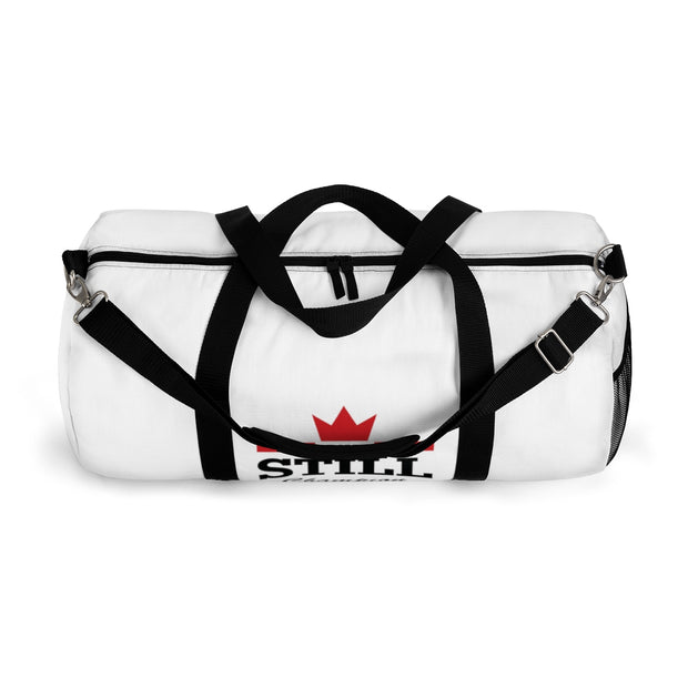 And Still Champion™ white duffle bag - large; 23" long