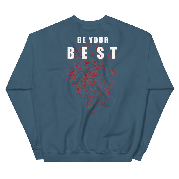 Soaring And Still Champion™ front, Be Your Beast on back, ASC logo on sleeve, women's sweatshirt