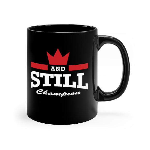 And Still Champion™ black mug - 11oz
