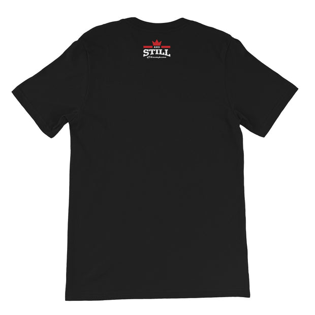 Eternal Champion patriotic men's T-shirt with ASC logo on back label