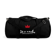 And Still Champion™ black duffle bag - large; 23" long