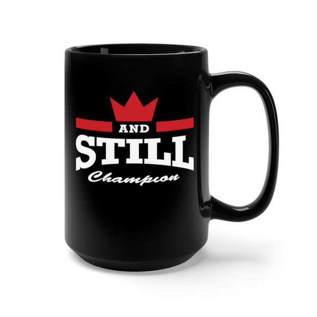 And Still Champion™ black mug - 15oz