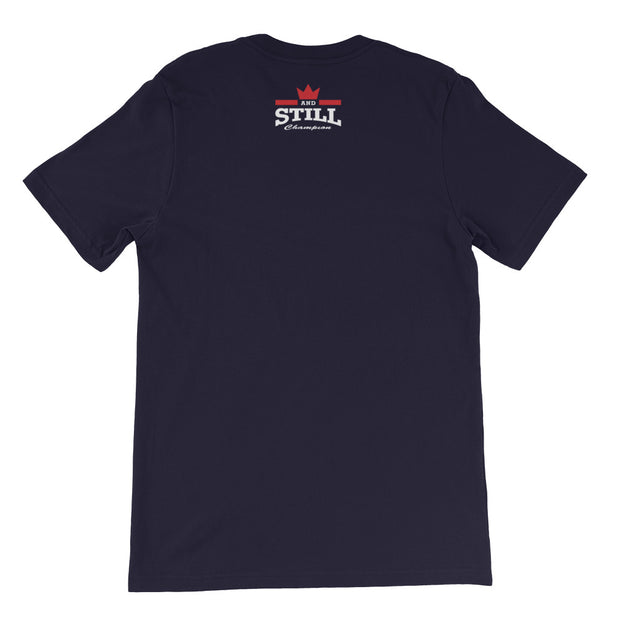 And Still Champion women's training T-shirt with ASC logo on back label
