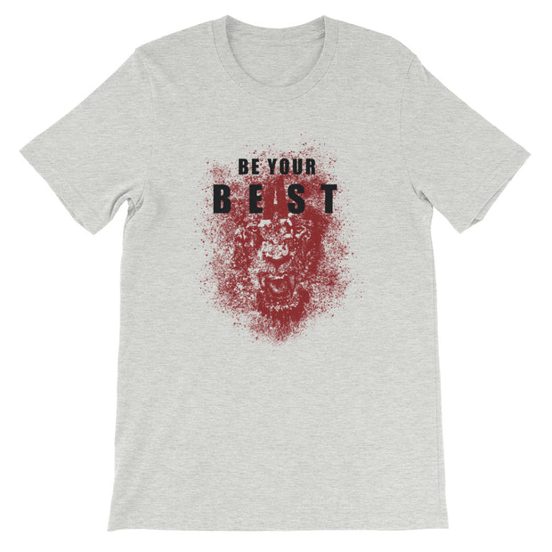 Be Your Beast Lioness with ASC logo on back label women's T-shirt