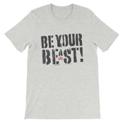 Be Your Beast men's training T-shirt with ASC logo on back label