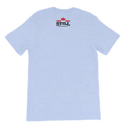 And Still Champion women's training T-shirt with ASC logo on back label