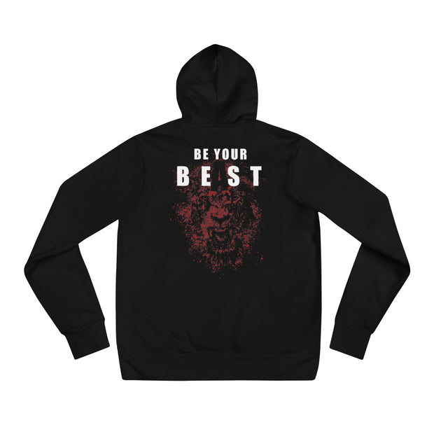 Soaring Champion on front, Be Your Beast on back, women's pull-over hoodie