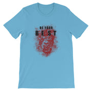 Be Your Beast Lion with ASC logo on back label men's T-shirt
