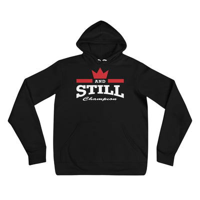 And Still Champion on front, Be Your Beast on back women's pull-over hoodie