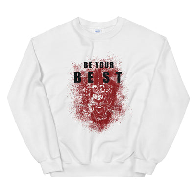 Be Your Beast Lion with ASC logo on back label men's sweatshirt