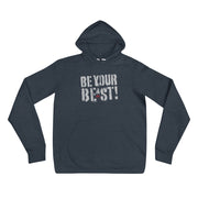 Be Your Beast stencil-like light lettering men's pull-over hoodie