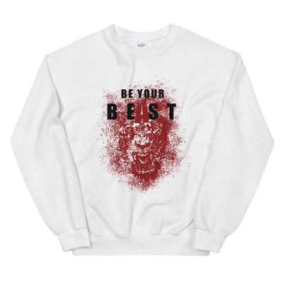 Be Your Beast Lioness with ASC logo on back label women's sweatshirt