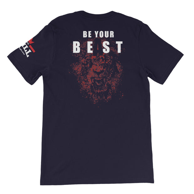 Soaring Champion on front, Be Your Beast on back, ASC logo on sleeve men's T-shirt