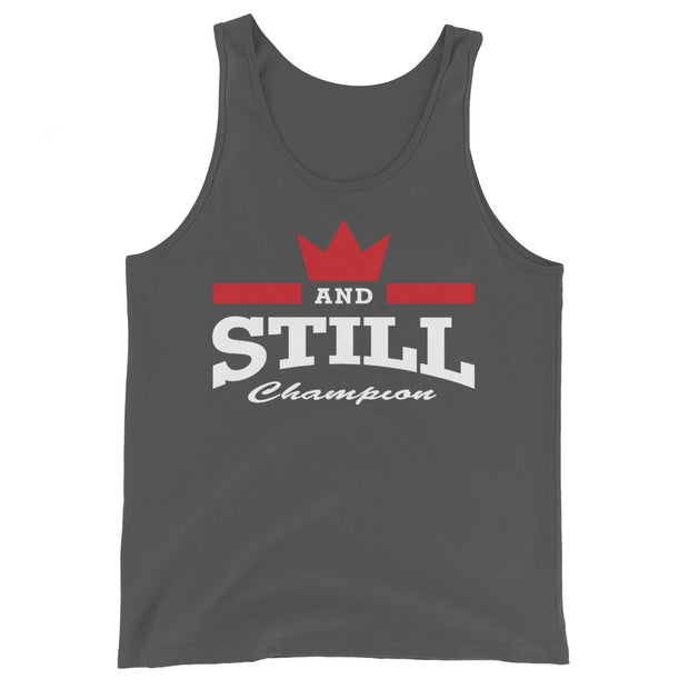And Still Champion logo white lettering women's tank top