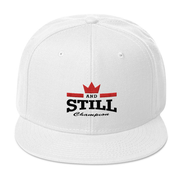 And Still Champion™ embroidered snapback cap