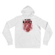 Be Your Beast Lioness black lettering women's pull-over hoodie