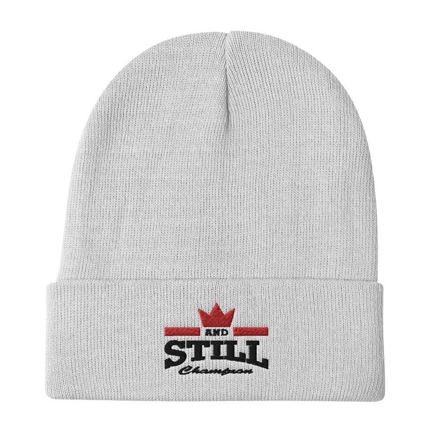 And Still Champion™ embroidered beanie hat