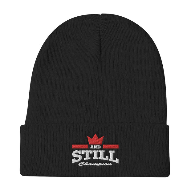 And Still Champion™ embroidered beanie hat