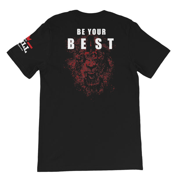And Still Champion on front & sleeve, Be Your Beast on back men's T-shirt