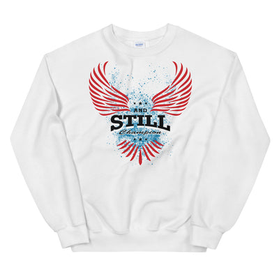 Soaring Champion women's sweatshirt with ASC logo on back label