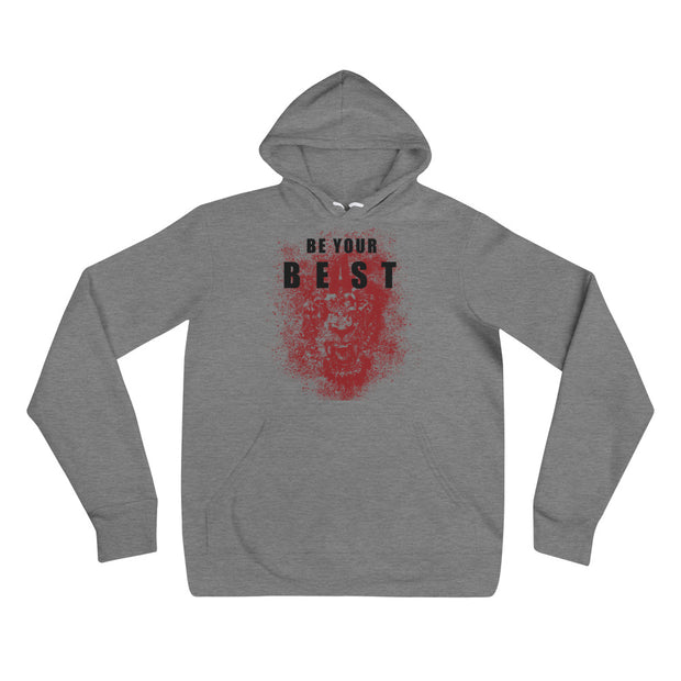 Be Your Beast Lion dark lettering men's pull-over hoodie